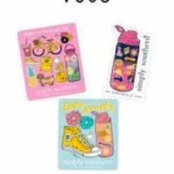 Simply Southern Sticker 3 Pack Stickers 18 Simply Southern Sticker 3 Pack Stickers