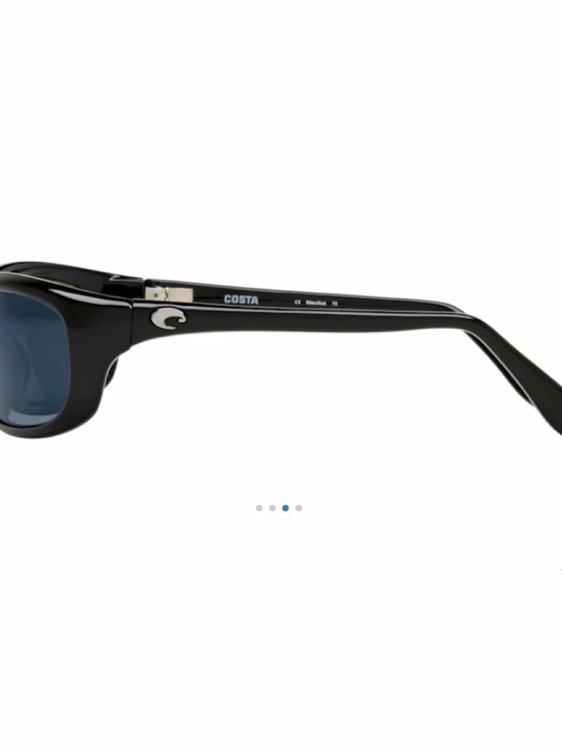 Costa Del Mar Sunglasses Harpoon Gray 580P Shiny Black Frame 2 Costa Del Mar Sunglasses Harpoon Gray 580P Shiny Black Frame