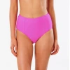 Rip Curl Premium Surf High Waisted Good Coverage Bikini Bottom