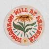 Natural Life Tomorrow Will Be Brighter Vinyl Sticker