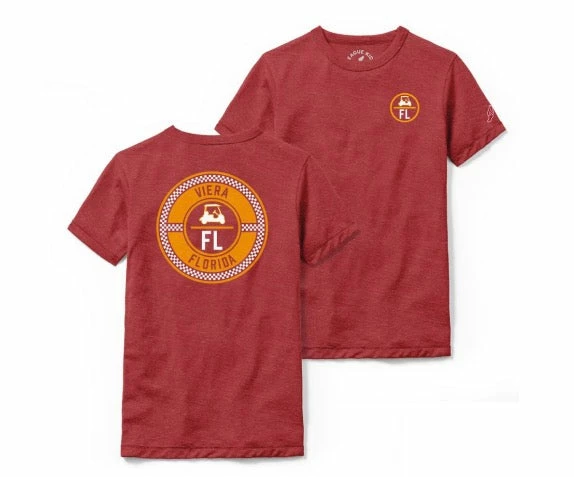 Lea LIC Viera Slipstream Kids Tee -Heather Red 1 Lea LIC Viera Slipstream Kids Tee -Heather Red