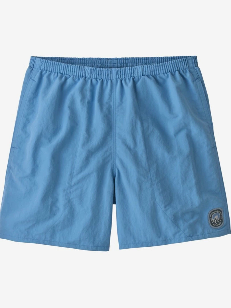 Patagonia Men's Baggies™ Shorts - 5" -Clean Currents Patch: Lago Blue 4 Patagonia Men's Baggies™ Shorts - 5" -Clean Currents Patch: Lago Blue