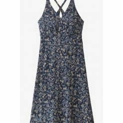 Patagonia Women's Amber Dawn Dress -Hillside Trails: New Navy 5 Patagonia Women's Amber Dawn Dress -Hillside Trails: New Navy
