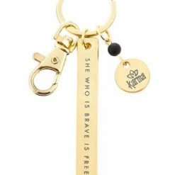 Small Accessories Karma Sentiment Keychain