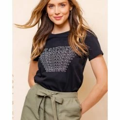 Gilli Short Sleeve Beautiful Graphic Tee WOMEN