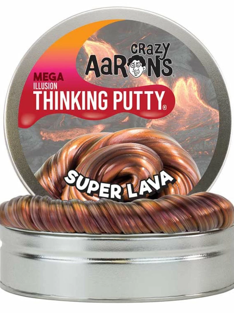 Crazy Aaron's Super Lava 4IN Thinking Putty 2 Crazy Aaron's Super Lava 4IN Thinking Putty