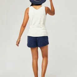 Carve Designs Julia Top Cloud WOMEN