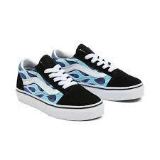 Vans Kids Old Skool- Camo Flame (blue/ice)