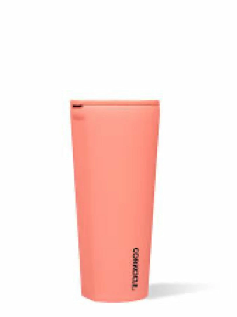 Corkcicle 24 Oz Tumbler Neon Lights Coral 1 Corkcicle 24 Oz Tumbler Neon Lights Coral