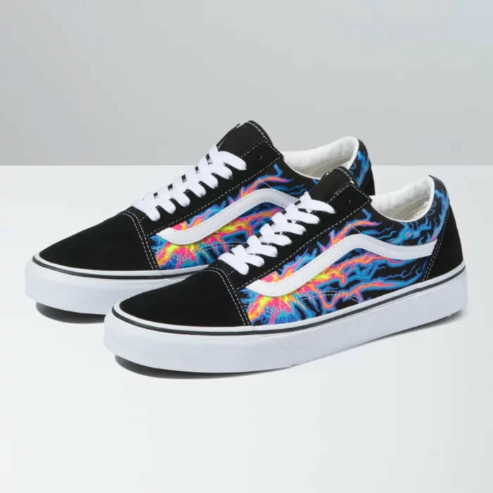 Vans Men's ELECTRIC FLAME OLD SKOOL Casual 1 Vans Men's ELECTRIC FLAME OLD SKOOL Casual