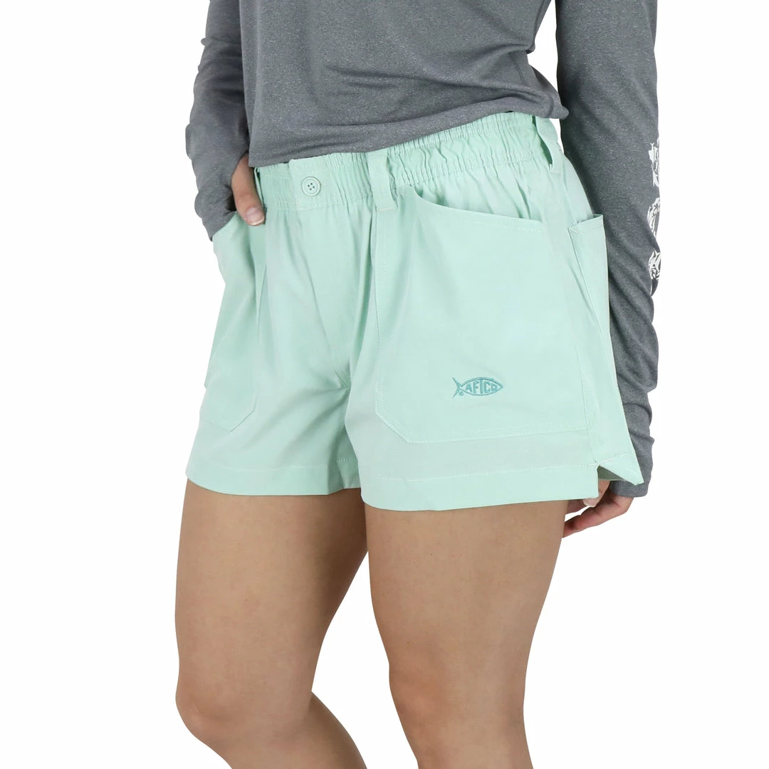 Aftco Original Fishing Short Womens 3 Aftco Original Fishing Short Womens