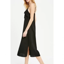 Wishlist WOMEN Tie-Front Sleeveless Midi Dress WL19-3383