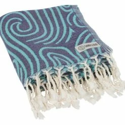 Sand Cloud Mint Swirl Turtle Towel Beach Towels And Umbrellas