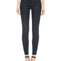 Cello WOMEN High Rise Dark Wash Ankle Skinny W. Straight Cut Hem WV17019R