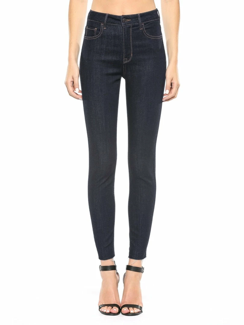 Cello WOMEN High Rise Dark Wash Ankle Skinny W. Straight Cut Hem WV17019R 1 Cello WOMEN High Rise Dark Wash Ankle Skinny W. Straight Cut Hem WV17019R