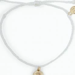 Bracelets Pura Vida Wave Locket Bracelet Gold WHITE