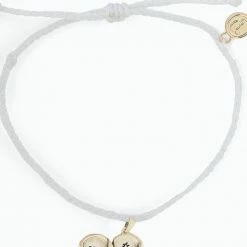 Bracelets Pura Vida Wave Locket Bracelet Gold WHITE
