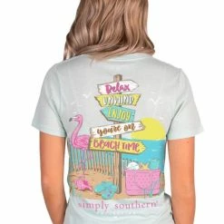 Simply Southern Shirt Short Sleeve­ Beach Sign Breeze