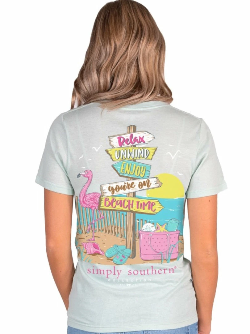 Simply Southern Shirt Short Sleeve Beach Sign Breeze 1 Simply Southern Shirt Short Sleeve Beach Sign Breeze