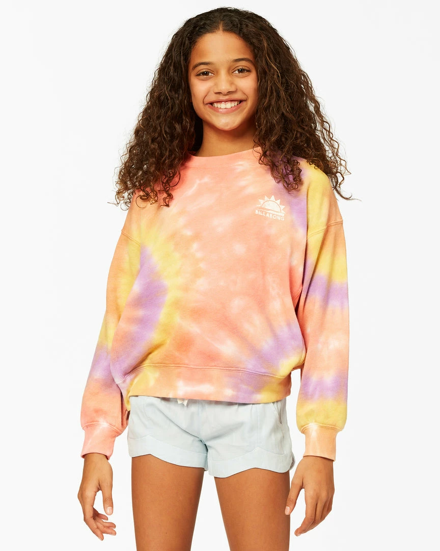 KIDS Billabong Girls' Paradise Crewneck Sweatshirt 1 KIDS Billabong Girls' Paradise Crewneck Sweatshirt