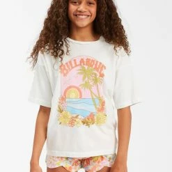Billabong Girls' Lucky Day Graphic Boyfriend T-Shirt