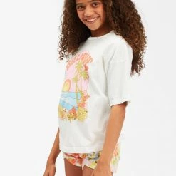Billabong Girls' Lucky Day Graphic Boyfriend T-Shirt