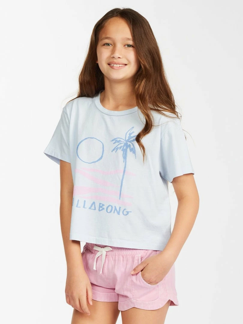 KIDS Billabong Girl's On The Beach T-Shirt 1 KIDS Billabong Girl's On The Beach T-Shirt