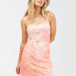 Billabong Easy On Me Knit Dress -MELON (mel) WOMEN