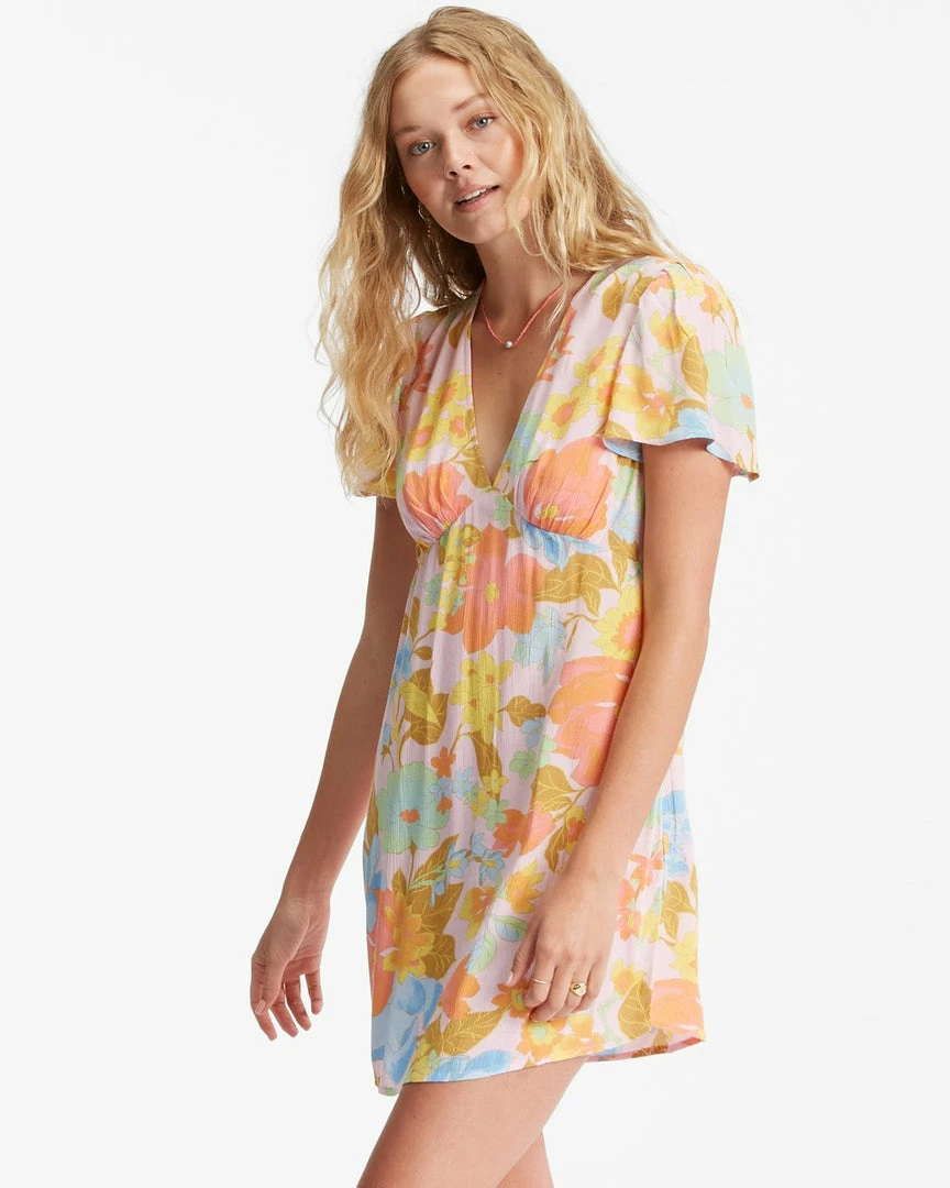 Billabong Women's Short And Sweet Mini Dress 1 Billabong Women's Short And Sweet Mini Dress