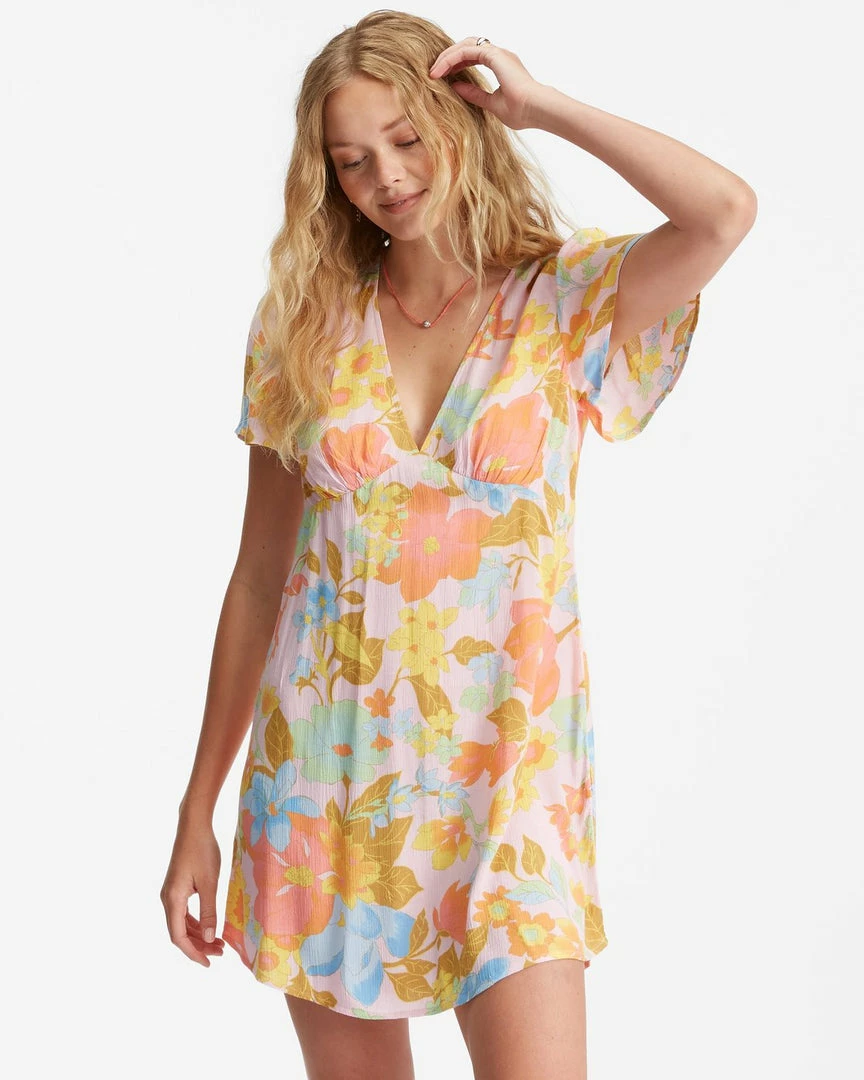 Billabong Women's Short And Sweet Mini Dress 2 Billabong Women's Short And Sweet Mini Dress
