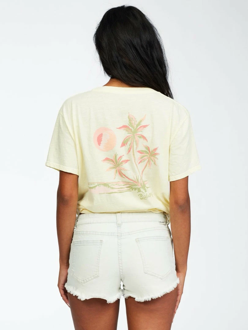 WOMEN Billabong Sunny Palms Tee 2 WOMEN Billabong Sunny Palms Tee