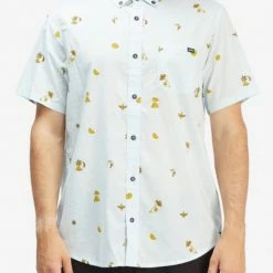 Billabong Sunday Mini SS Button Shirt - SKY BLUE (sky)