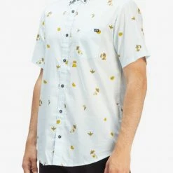 Billabong Sunday Mini SS Button Shirt - SKY BLUE (sky)