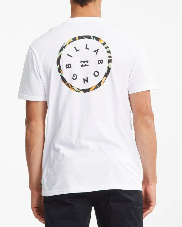 Billabong Men's Rotor SS Tee White 1 Billabong Men's Rotor SS Tee White