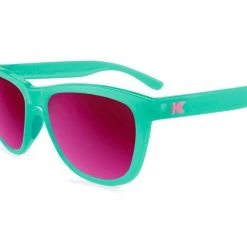 Knockaround Premium Sport Aquamarine/Fuschia Sunglasses