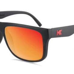 Knockaround Torrey Pines Matte Black / Red Sunset