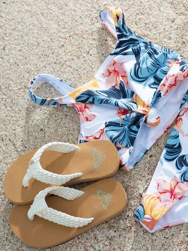 Girl's Apparel Roxy Girls Porto Sandals 1 Girl's Apparel Roxy Girls Porto Sandals