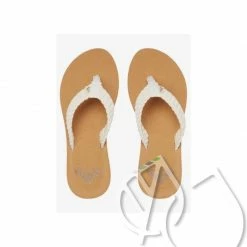Sandals & Flips Roxy Porto - Sandals -NATURAL (nat) 6 Sandals & Flips Roxy Porto - Sandals -NATURAL (nat)