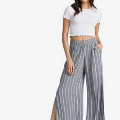 Roxy Keep Your Dreams Wide Leg Trousers WOMEN
