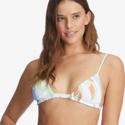 Roxy WOMEN Wildflowers Reversible Tiki Triangle Bikini Top