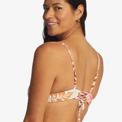 Roxy Women's Printed Beach Classics Athletic Triangle Bikini Top