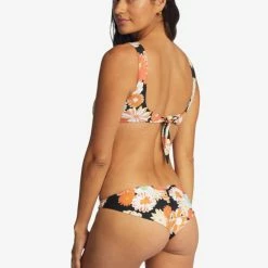 WOMEN Roxy Printed Beach Classics Cheeky Bikini Bottoms