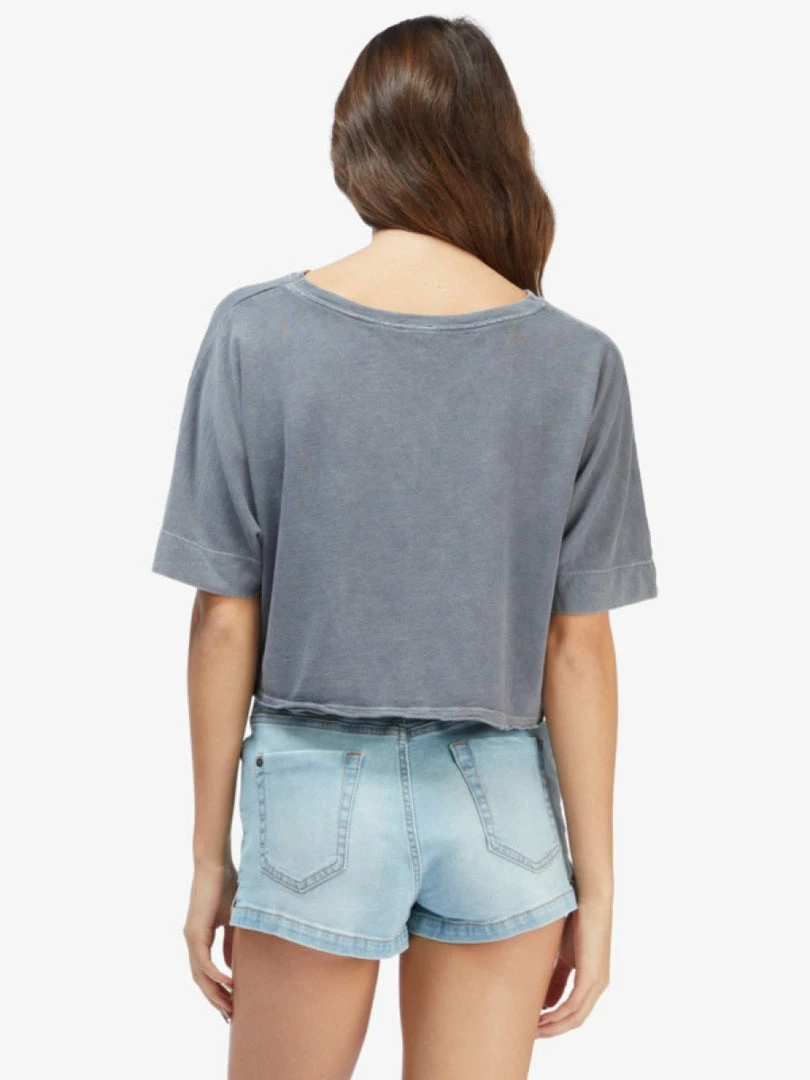 WOMEN Roxy Sunny Heart Cropped T-Shirt 2 WOMEN Roxy Sunny Heart Cropped T-Shirt