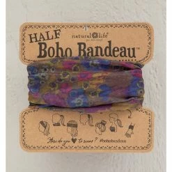 Natural Life Half Boho Grey Dusty Floral
