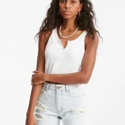 WOMEN Billabong Notch Tank Ribbed Tank Top
