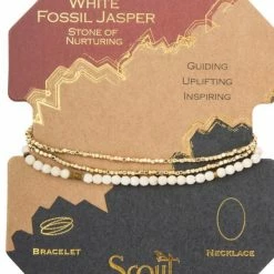 Scout Delicate Stone Wrap Bracelet Necklace 20 Scout Delicate Stone Wrap Bracelet Necklace