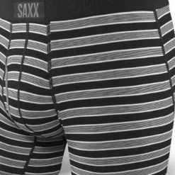 Saxx Ultra Boxer Brief Fly Black Crew Stripe