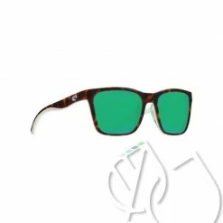 Sunglasses Costa PANGA SHINY TORTOISE/WHITE/SEAFOAM CRYSTAL -GREEN MIRROR 580P