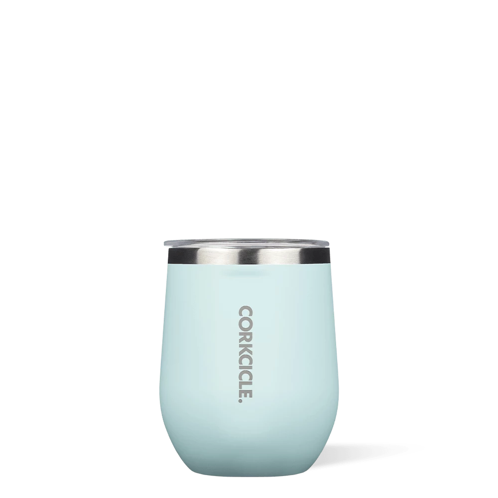 Flasks, Mugs, & Cups Corkcicle 12oz Stemless Gloss Powder Blue 1 Flasks, Mugs, & Cups Corkcicle 12oz Stemless Gloss Powder Blue