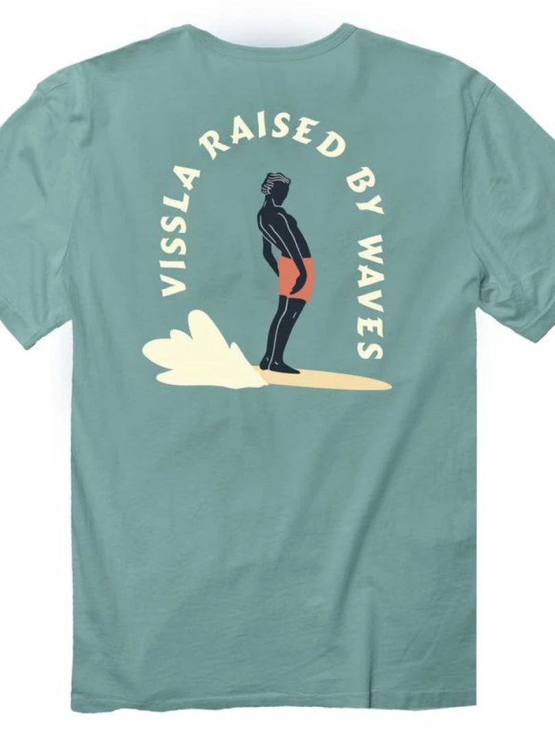 MEN Vissla Cruzzy Organic PKT Tee Jade 1 MEN Vissla Cruzzy Organic PKT Tee Jade
